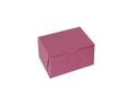 Boxit Lock Corner One Piece Strawberry Bakery Box, 7 x 7 x 4 inch -- 200 per case.