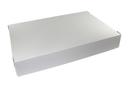 Boxit Two Piece Lock Corner White Bakery Box, 26.5 x 18.5 x 4 inch -- 25 per case.
