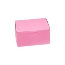 Boxit Lock Corner One Piece Strawberry Bakery Box, 5.5 x 4 x 2.875 inch -- 250 per case.
