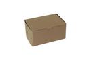 Boxit Lock Corner One Piece Kraft Bakery Box, 8 x 5.5 x 4 inch -- 250 per case.