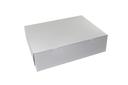 Boxit Lock Corner One Piece White Bakery Box, 18 x 14 x 5 inch -- 50 per case.