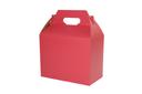 Boxit Red Pinstripe Gable Boxes with Auto Bottom, 9.5 x 5 x 5 inch -- 125 per case.