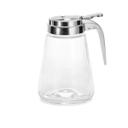 Tablecraft Chrome Plated Plastic 12 Ounce Glass Syrup Dispenser -- 12 per case