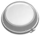 D and W Fine Pack Clear Plastic Round Plate Dome Lid Only, 10.25 inch -- 200 per case.