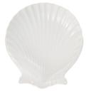 Vertex China Market Buffet Undecorated Porcelain White Shell Shaped Dish, 6 inch -- 36 per case.