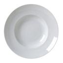 Vertex China Signature Collection Porcelain White Deep Pasta Bowl, 15 Ounce -- 12 per case.