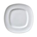 Vertex China Signature Undecorated Porcelain White Fusion Square Plate, 9 inch -- 24 per case.
