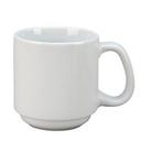 Vertex China Argyle and Catalina Collection Summit Porcelain Stackable Mug, 10 Ounce -- 36 per case.