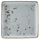 Vertex China London Undecorated Terra White Square Plate, 10 7/16 inch -- 12 per case.