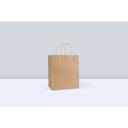 Interplast Group Reddi 2 Go Number 60 Kraft Twist Handle Paper Bag, 10 x 6.75 x 12 inch -- 250 per case