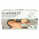 Honest Size 2 Pandas Plus Barnyard Clean Conscious Diapers, 72 count