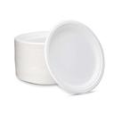 Responsible Products No-PFAS Added Oval Compostable Molded Fiber Plate, 10 x 8 inch -- 500 per case