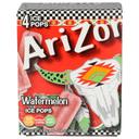 Arizona 2.5 Ounce Watermelon Ice Pops, 4 count -- 6 per case