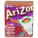 Arizona 2.5 Ounce Fruit Punch Ice Pops, 4 count -- 6 per case