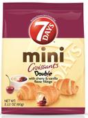 7 Days Cherry and Vanilla Mini Croissant, 2.12 Ounce - 5 count per pack -- 6 packs per case
