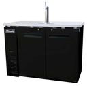 Migali 2 Doors Direct Draw Beer Dispenser, 48.75 inch Width x 24.4 inch Depth x 35.75 inch Height