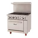 Migali Liquid Propane 6 Burners Range with 1 Oven, 36 inch Width x 31 inch Depth x 56.4 inch Height