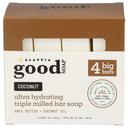 Alaffia Coconut Good Bar Soap, 4 count