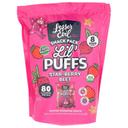 LesserEvil 0.6 Ounce Organic Star Berry Beet Lil Puffs, 8 count -- 12 per case