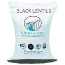 Clear Creek Black Lentils, 25 Pound