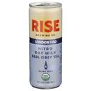 Rise Brewing Co Organic London Fog Nitro Earl Grey Tea Oat Milk Latte, 7 Ounce -- 12 per case