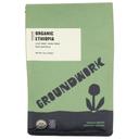 Groundwork Organic Ethiopia Floral and Citrus Light Roast Whole Bean Coffee, 12 Ounce -- 6 per case