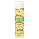 Babo Botanicals SPF30 Clear Zinc Sunscreen Sport Stick, 0.6 Ounce -- 12 per case