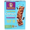 Annies Homegrown Double Chocolate Chip Chewy Granola Bar, 11.76 Ounce -- 6 per case