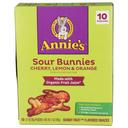 Annies Homegrown Organic Cherry Lemon and Orange Sour Bunnies Fruit Flavored Snacks, 7 Ounce -- 8 per case