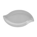 GET Enterprises inc San Michele Melamine White Platter, 15.5 x 8.5 inch -- 6 per case