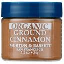 Morton and Bassett Spices Organic Ground Cinnamon, 1.2 Ounce -- 3 per case