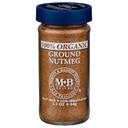 Morton and Bassett Organic Ground Nutmeg, 2.3 Ounce -- 3 per case
