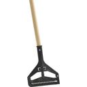 Carlisle 36936500 Plastic Tan Mop Head with Wood Handle, 54 inch Length