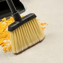 Carlisle 4686700 Duo-Sweep Flagged Angle Broom Head with Natural Bristles, 12 inch Width