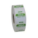 National Checking Durapeel Trilingual Friday Label, 1 x 1 inch -- 1000 per case