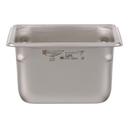 Vollrath 30642 Super Pan V Stainless Steel Sixth Size Steam Table Pan, 4 inch Deep