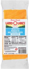 Land O Lakes Readi Pac Mild Cheddar Cheese Slice, 1.5 Pound -- 8 per case.