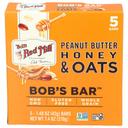 Bobs Red Mill Peanut Butter Honey and Oats Bar, 7.4 Ounce -- 6 per case