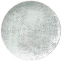 Schonwald Structure Gray Coupe Plate, 2/3 inch -- 12 per case.