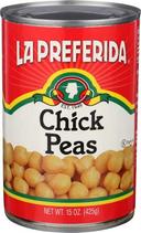 La Preferida Chick Peas, 15 Ounce -- 12 per case