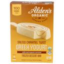 Aldens Organic Salted Caramel Twist Greek Yogurt Bar, 10 Ounce -- 12 per case