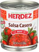 Herdez Red Casera Hot Salsa, 7 Ounce -- 12 per case