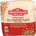 Arrowhead Mills Organic Unbleached All Purpose White Flour, 5 Pound -- 8 per case