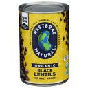 Westbrae Natural Organic Black Lentils, 15 Ounce -- 12 per case