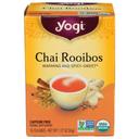 Yogi Organic Rooibos Herbal Supplement Chai Tea, 16 tea bags -- 6 per case