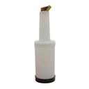 Carlisle PS601N01 Store N Pour Polyethylene Brown Cocktail Pourer, 1 Quart Capacity