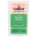 Cabot Vermont Simply Sharp Yellow Cheddar Cheese Bar, 8 Ounce -- 12 per case