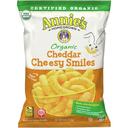 Annies Organic Cheddar Cheesy Smile Puffs, 4 Ounce -- 12 per case