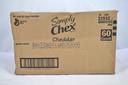 Simply Chex Cheddar Cereal Pieces, 0.92 Ounce -- 60 per case.