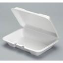 Genpak White Foam Large Shallow All Purpose Container, 100 count - 2 per case